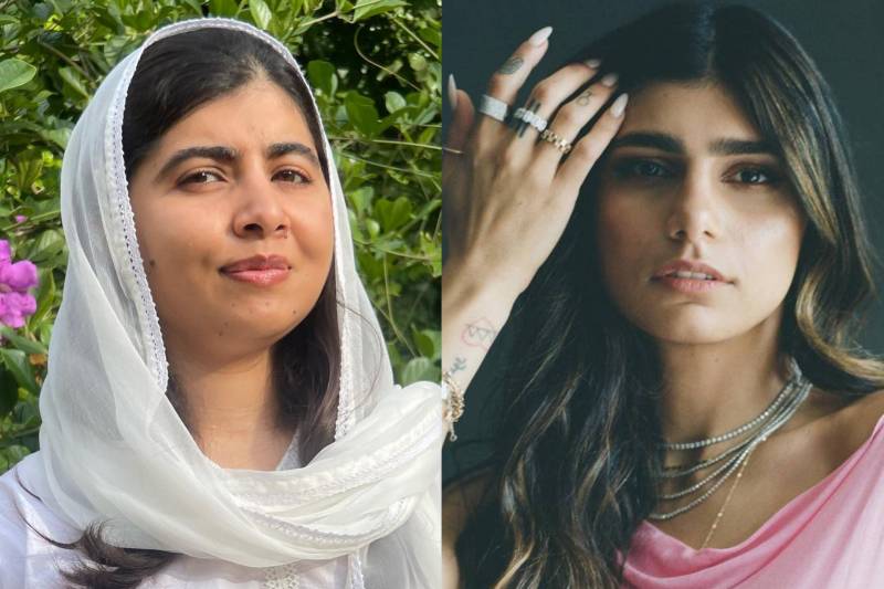 Where do Malala and Mia Khalifa stand on the Israel-Palestine issue?