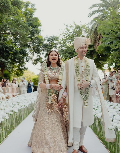 Parineeti Chopra releases wedding photos featuring Raghav Chadha.