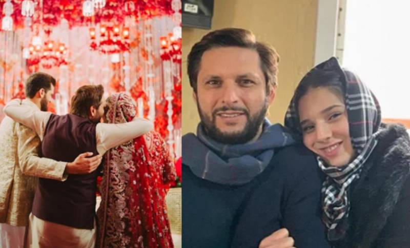 "شاہد آفریدی نے اپنی بیٹی انشا کو دلی سوشل میڈیا پیغام کے ساتھ الوداع کہا