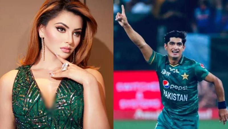 Urvashi Rautela back in spotlight for her remarks about Pakistan bowler Naseem Shah